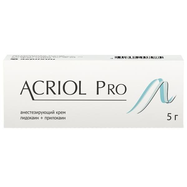 Акриол Про крем для местного и наружного применения 2,5%+2,5% 5г