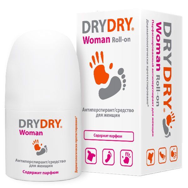 Антиперспирант - дезодорант для женщин DRY DRY Woman/Драй Драй Вуман 50мл