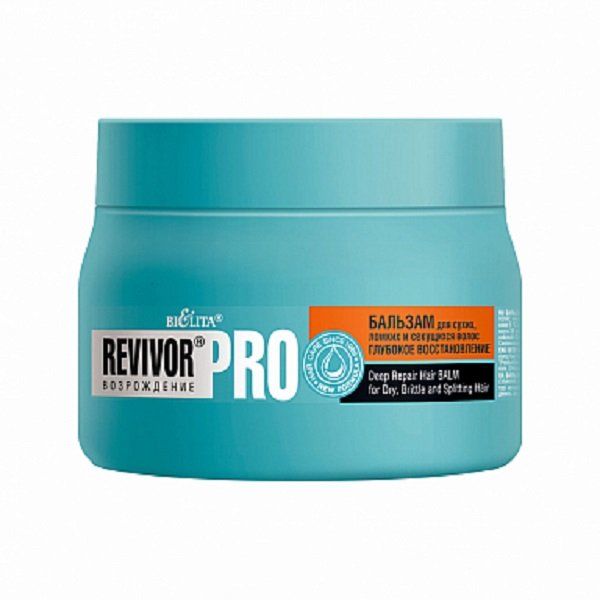 Бальзам для сухих, ломких и секущихся волос Глубокое восстановление Revivor Pro Белита 300мл