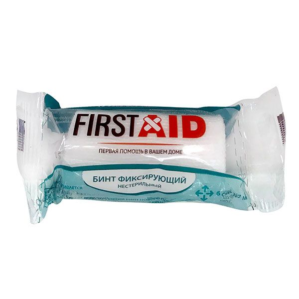 Бинт фиксирующий фриласт First Aid/Ферстэйд 1,7м х 6см