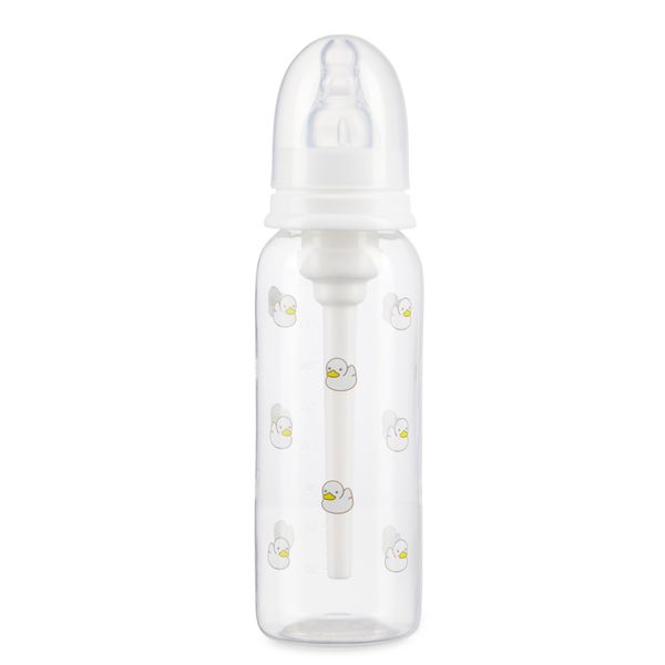 Бутылочка антиколиковая с силиконовой соской медл поток мишки Happy Baby/Хэппи Беби 250мл