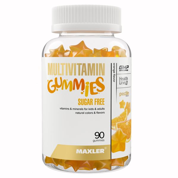 Витамин С гаммиз фор кидс вкус апельсина Maxler/Макслер конфеты жевательные 2000мг 90шт