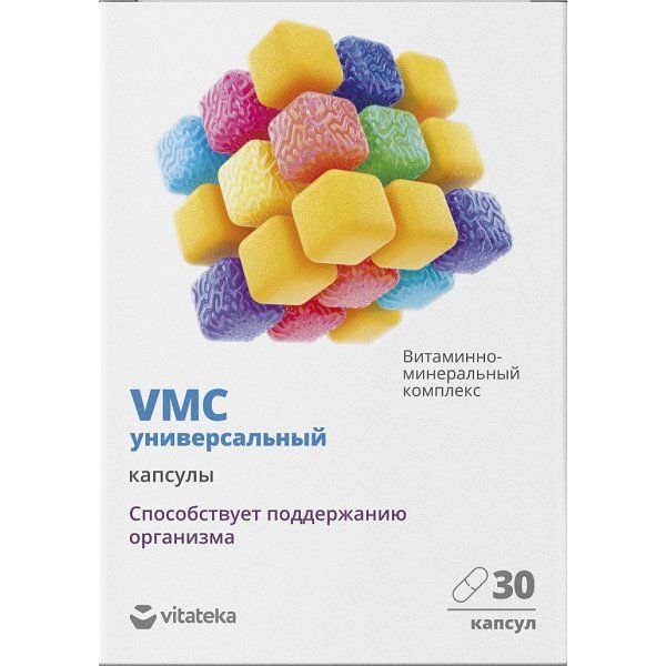 Витаминно-минеральный комплекс универсальный VMC Vitateka/Витатека капсулы 764мг 30шт