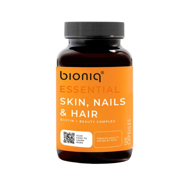 Витаминный комплекс для поддержки естественной красоты Skin, nails & hair Bioniq Essential капсулы 120шт