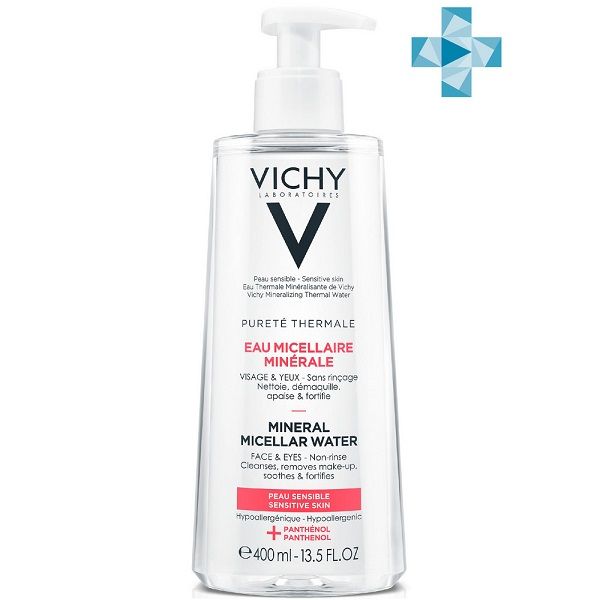 Вода мицеллярная для чувствительной кожи Purete Thermale Vichy/Виши 400мл
