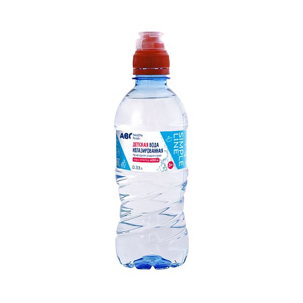 Вода питьевая природная родниковая негазированная 0+ ABC Healthy Food 330мл