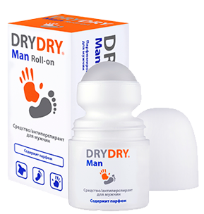 Дезодорант Dry Dry (Драй Драй) антиперспирант для мужчин Man Roll-on 50 мл
