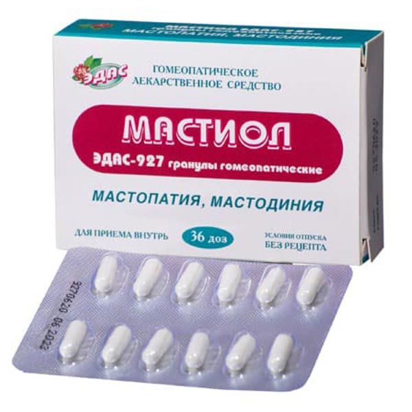 Эдас-927 Мастиол гранулы гомеопатические 36доз