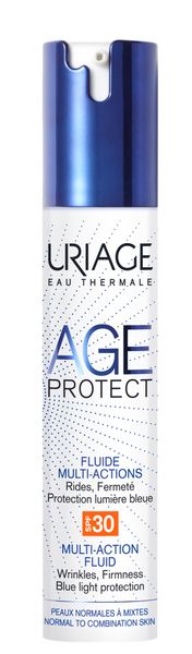 Эмульсия для комбинированной кожи лица дневная многофункциональная SPF30 Age protect Uriage/Урьяж помпа 40мл