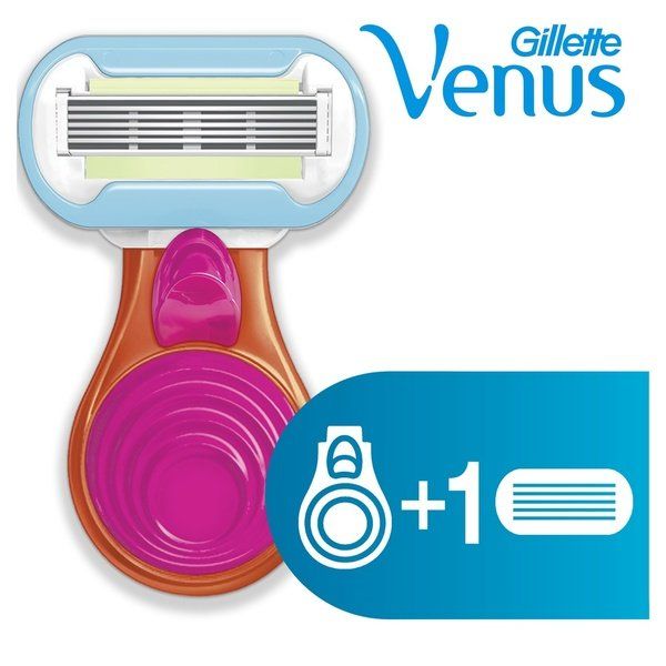 Женская бритва Gillette Venus (Жиллетт Винус) Snap Embrace + Сменная кассета 1 шт.