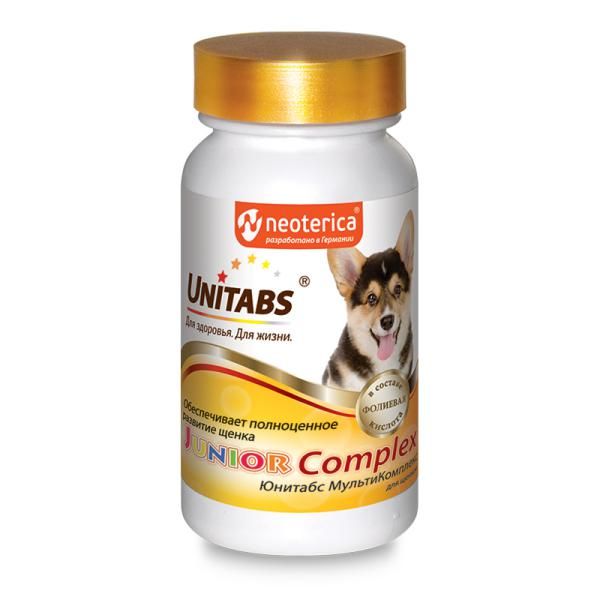 JuniorComplex с B9 Unitabs таблетки для щенков 100шт