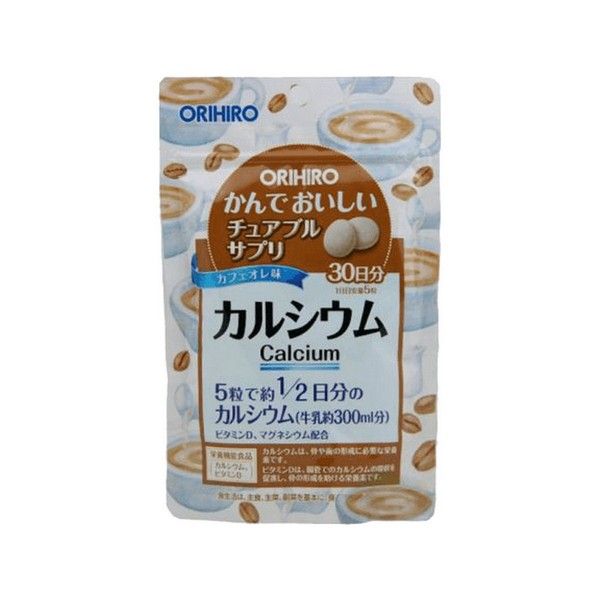 Кальций+Витамин Д вкус кофе Orihiro/Орихиро таблетки 500мг 150шт