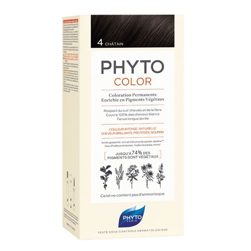 Краска для волос Color Phyto/Фито тон 4 Шатен