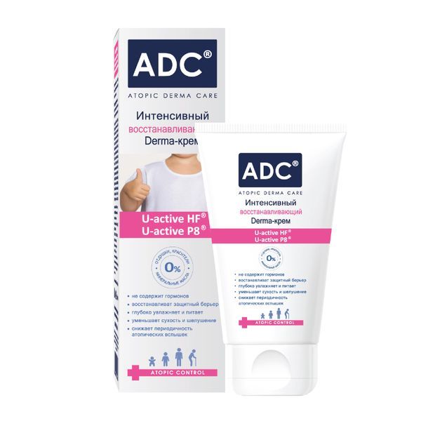 Крем-Derma для атопичной и сухой кожи интенсивный восстанавливающий Atopic Control ADC/АДЦ 40мл