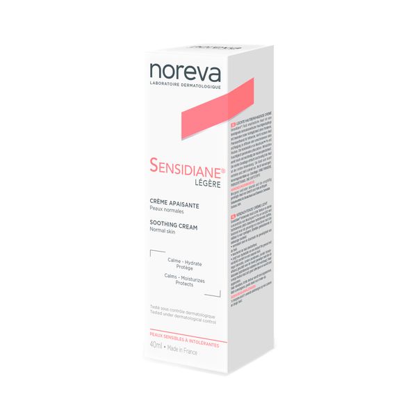 Крем для чувствительной кожи лица смягчающий легкая текстура Sensidiane Noreva/Норева 40мл