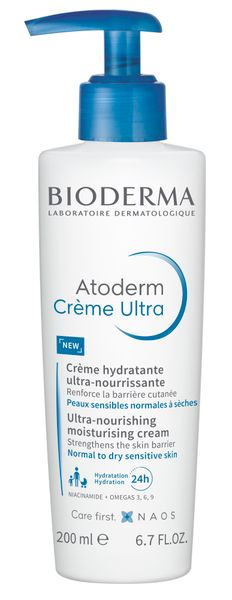 Крем для сухой и атопичной кожи тела питательный Atoderm Bioderma/Биодерма фл. 200мл