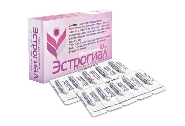 Крем Эстрогиал дозированный для интимной гигиены 1,2 г 10 шт.