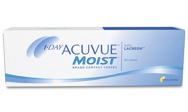 Линзы контактные Acuvue 1 day moist (8.5/-3.75) 30шт