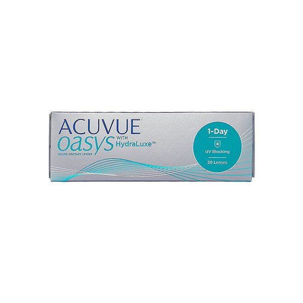 Линзы контактные Acuvue 1 day oasys with hydraluxe (8.5/-1,00) 30шт