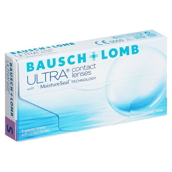 Линзы контактные Bausch+Lomb ULTRA (8.5/-0,75) 3шт