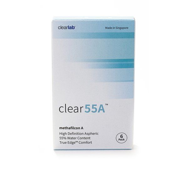 Линзы контактные ClearLab Clear 55A (8.7/-11,00) 6шт