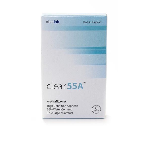 Линзы контактные ClearLab Clear 55A (8.7/-8,50) 6шт