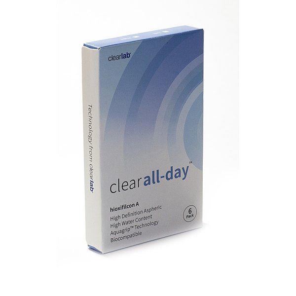 Линзы контактные ClearLab Clear All-Day (8.6/-1,25) 6шт