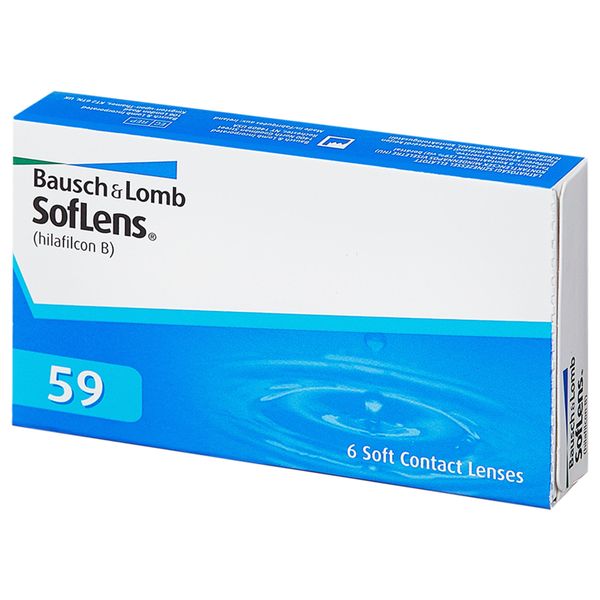 Линзы контактные SofLens 59 (8.6/-0.50) 6шт