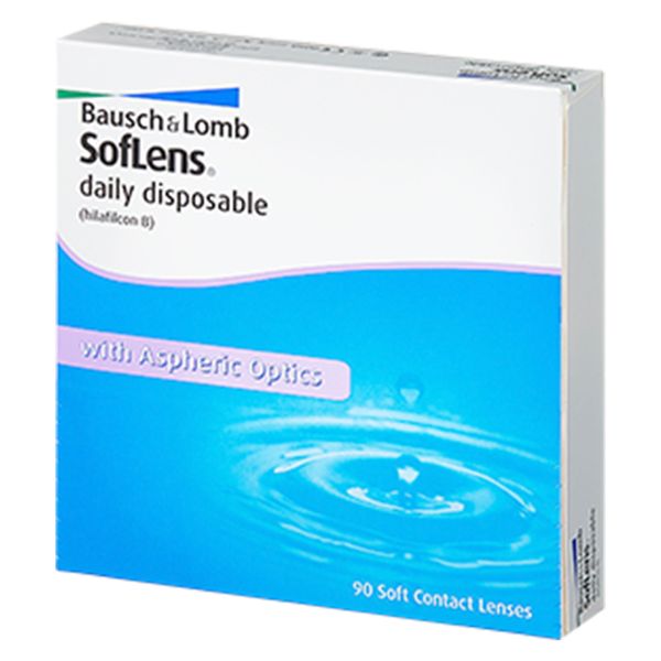 Линзы контактные SofLens Daily Disposable (8.6/-1.00) 90шт