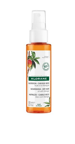 Масло спрей для сухих волос манго Klorane/Клоран 100мл