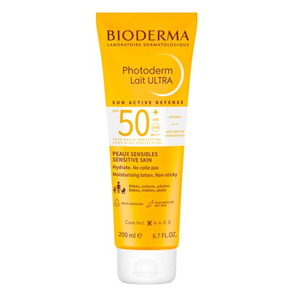 Молочко солнцезащитное для чувствительной кожи SPF50+ Ultra Photoderm Bioderma/Биодерма 200мл