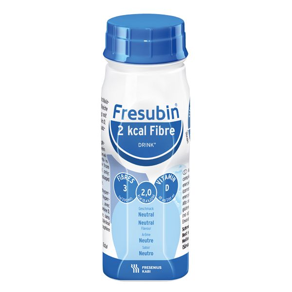 Напиток Фрезубин 2ккал с пищевыми волокнами с нейтральным вкусом бут. 200мл 4шт