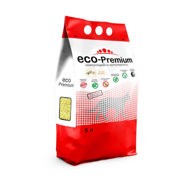 Наполнитель древесный ромашка ECO-Premium 1,9кг 5л