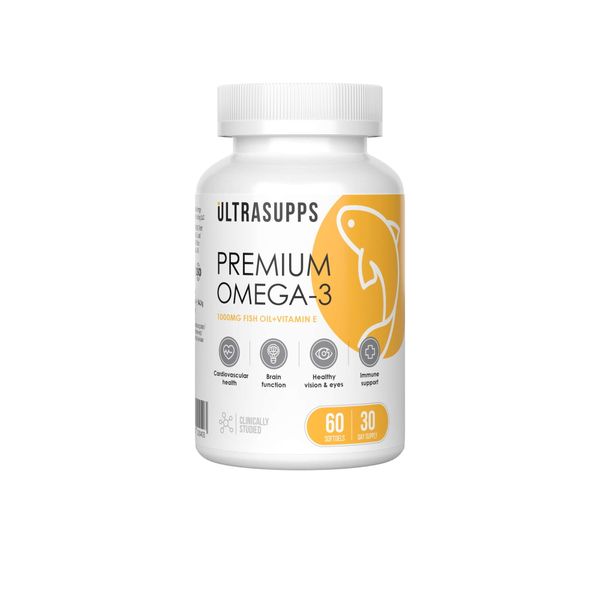 Омега-3 UltraSupps/Ультрасаппс капсулы мягкие 60шт