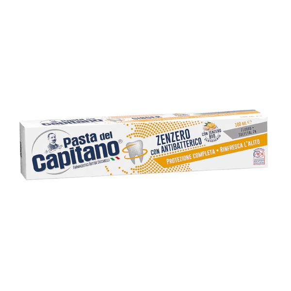 Паста зубная абсолютная защита имбирь Pasta del Capitano туба 100мл