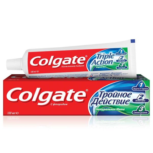 Паста зубная Colgate/Колгейт Тройное действие 100мл