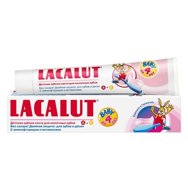 Паста зубная детская до 4 лет Baby Lacalut/Лакалют 50мл