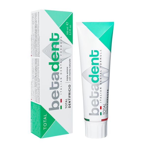 Паста зубная для взрослых Total Betadent/Бетадент 100мл