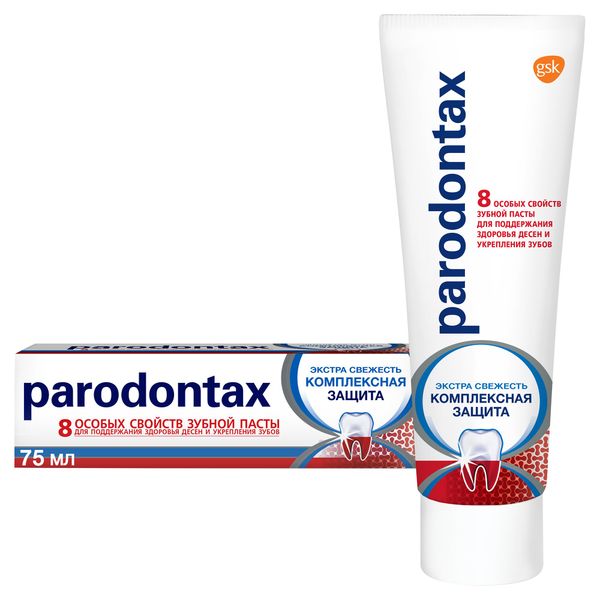 Паста зубная комплексная защита экстра свежесть Parodontax/Пародонтакс 75мл