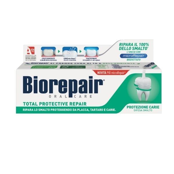 Паста зубная комплексная защита Total Protective Repair Biorepair/Биорепэйр 75мл