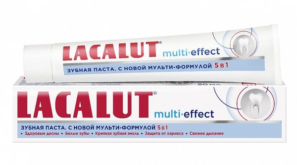 Паста зубная Multi-effect Lacalut/Лакалют 50мл