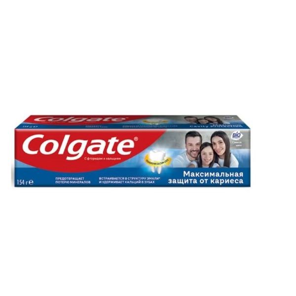 Паста зубная от кариеса максимальная защита свежая мята Colgate/Колгейт 100мл (FCN89276)