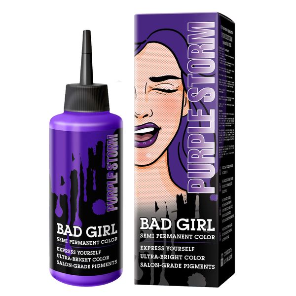 Пигмент прямого окрашивания фиолетовый Purple Storm Bad Girl 150мл