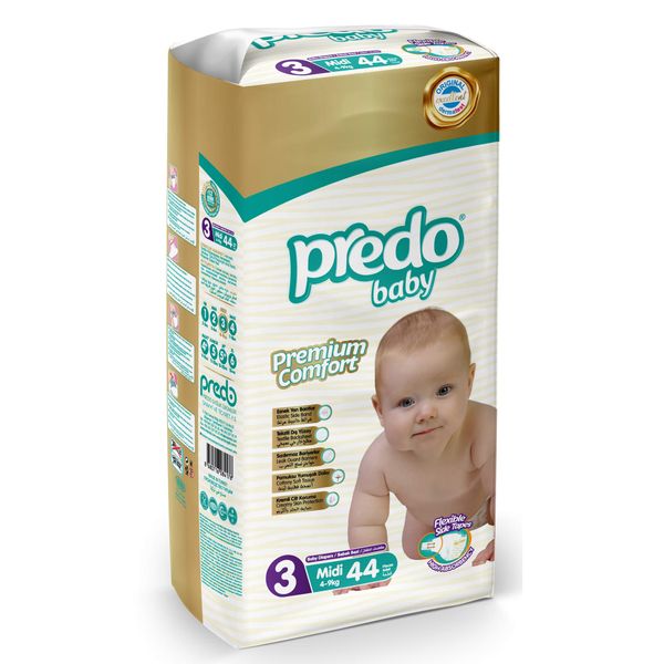 Подгузники для детей Baby Predo/Предо 4-9кг 44шт р.3