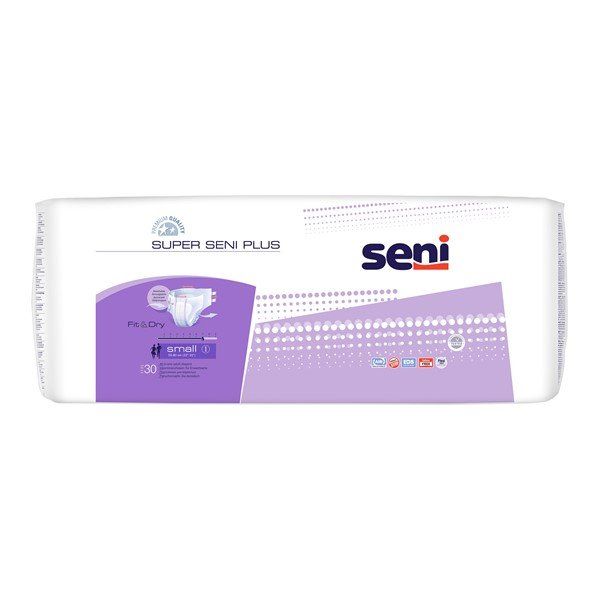 Подгузники для взрослых Super Plus Seni/Сени 55-80см 30шт р.S (1)