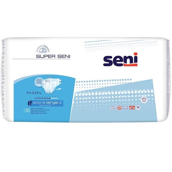 Подгузники Super Seni (Супер Сени) extra large р.4 130-170 см. 2100 мл 30 шт.