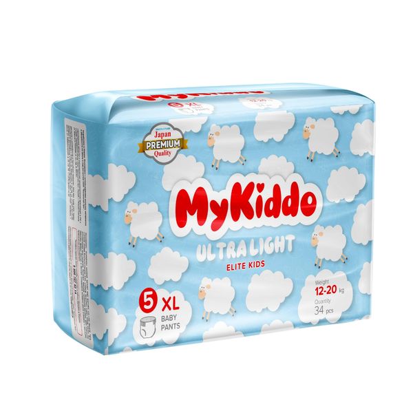 Подгузники-трусики для детей ультратонкие Elite Kids MyKiddo 12-20кг 34шт р.XL