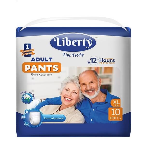 Подгузники-трусики для взрослых Premium Pants Liberty/Либерти 96-165см 10шт р.XL