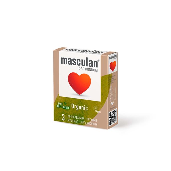Презервативы органик Organic Masculan/Маскулан 3шт