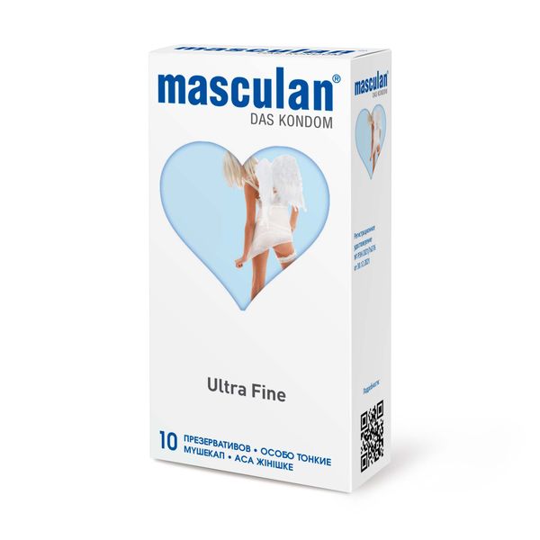 Презервативы особо тонкие Ultra Fine Masculan/Маскулан 10шт